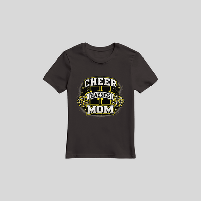 Haynes Cheer mom with poms
