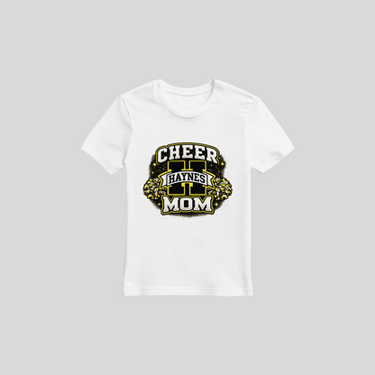 Haynes Cheer mom with poms