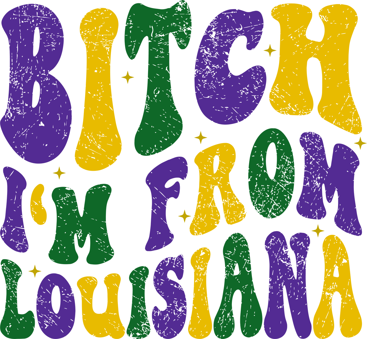 Bitch I'm From Louisiana DTF with Pocket