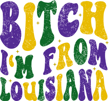 Bitch I'm From Louisiana DTF with Pocket