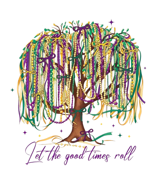 Mardi Gras Beaded Tree