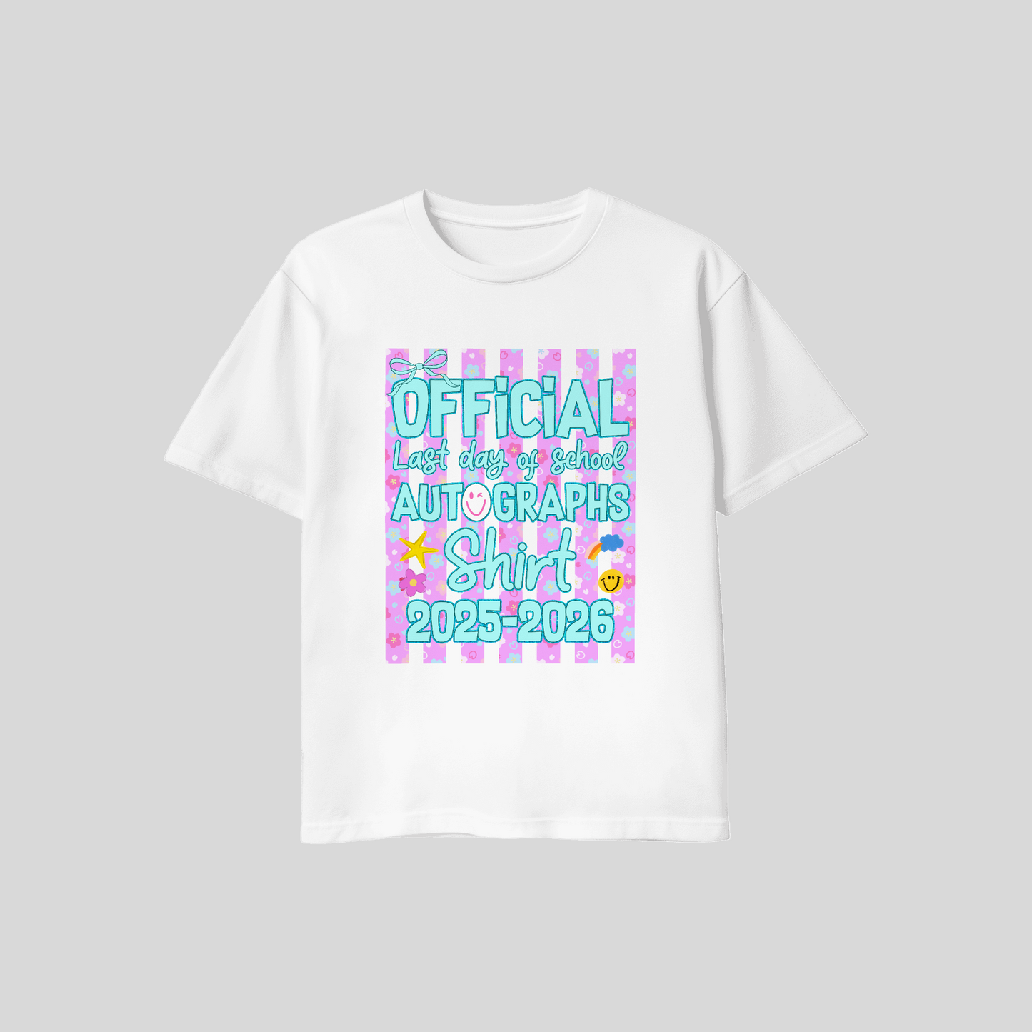 Cutesy End Of Year Autograph Tee