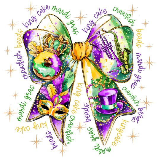 Mardi Gras Lg. Bow