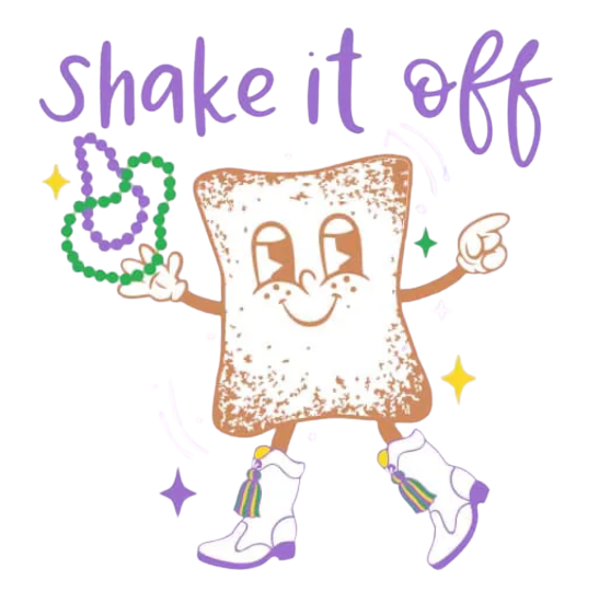 ***MARDI GRAS SPECIAL*** Shake It Off Beignet T-shirt